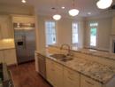 Kitchen with Delicatus White Granite by REICO Richmond VA